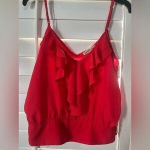 Double Zero Vibrant Red Top